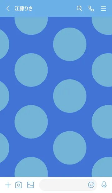 [LINE着せ替え] シンプル ドット 104の画像3