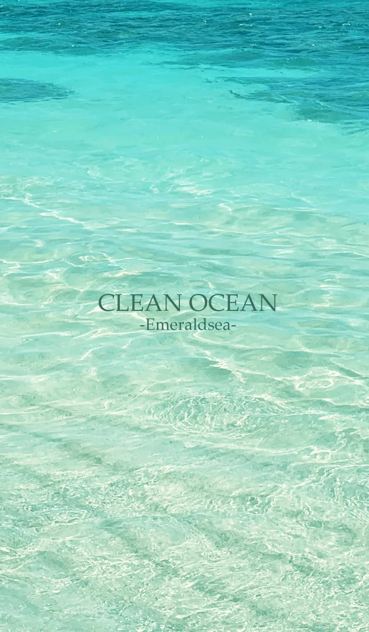 [LINE着せ替え] CLEAN OCEAN-Emerald sea 7の画像1