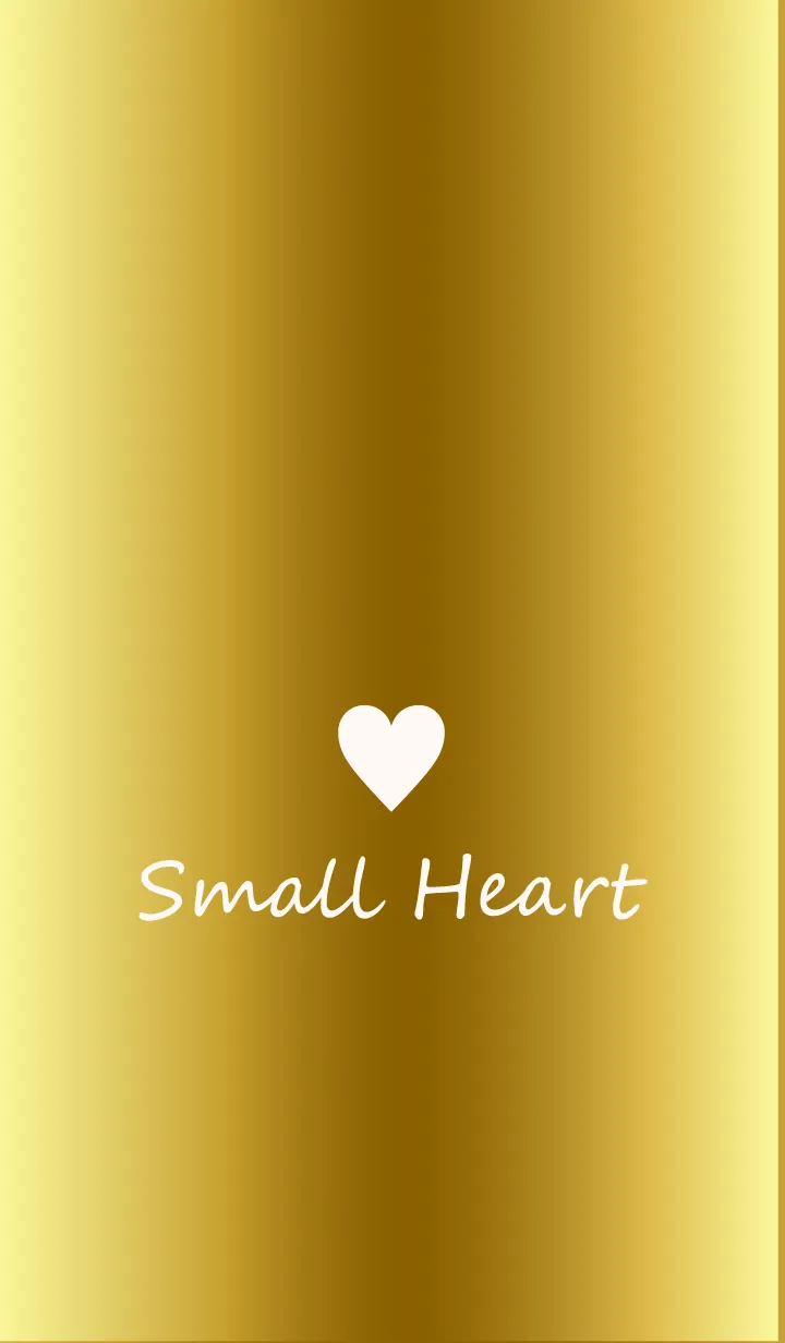 [LINE着せ替え] Small Heart *GOLD 10*の画像1