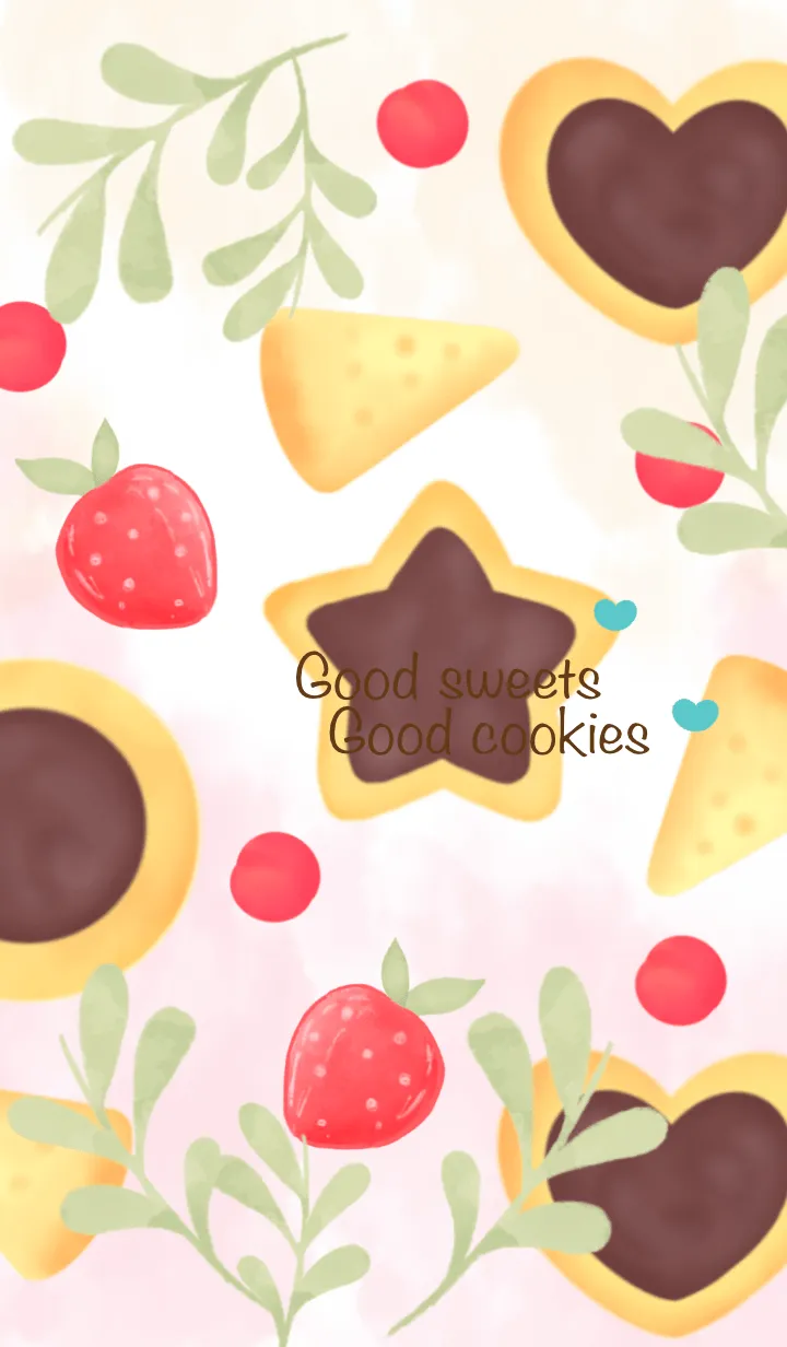 [LINE着せ替え] Little chocolate cookies 15の画像1