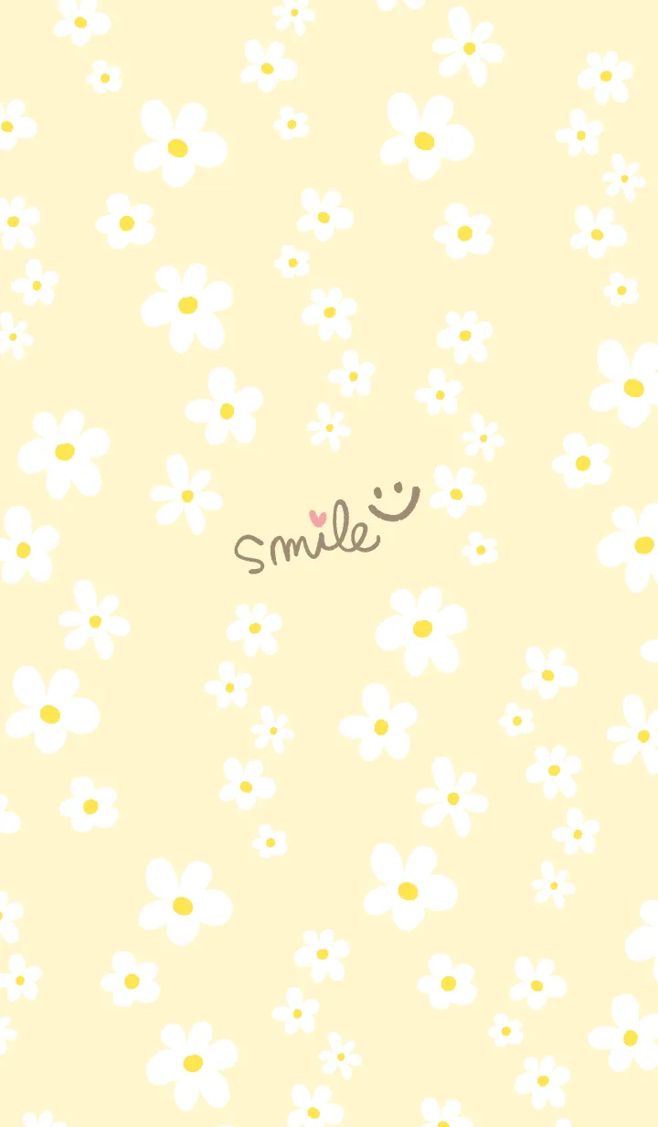 [LINE着せ替え] 白い花なみなみ8の画像1