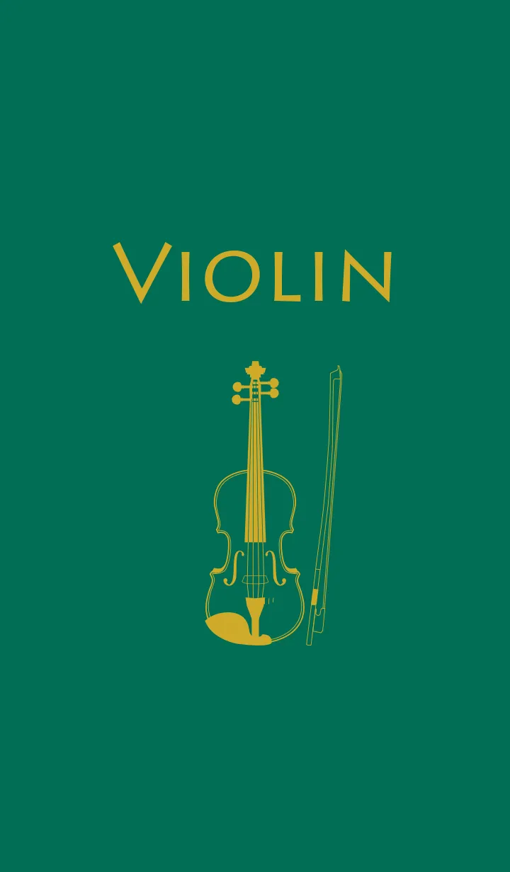 [LINE着せ替え] バイオリン 萌葱色の画像1