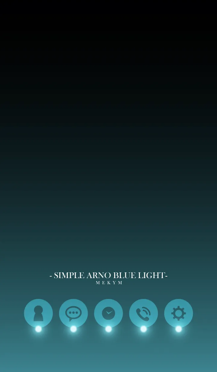 [LINE着せ替え] - SIMPLE ARNO BLUE LIGHT -の画像1