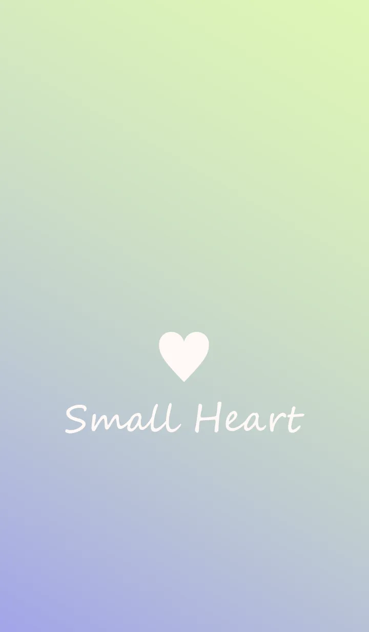 [LINE着せ替え] Small Heart *Blue+Green*の画像1