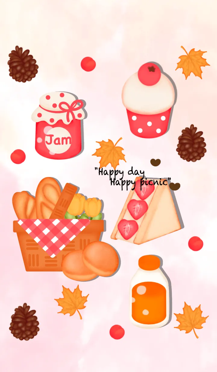 [LINE着せ替え] Happy picnic dayの画像1