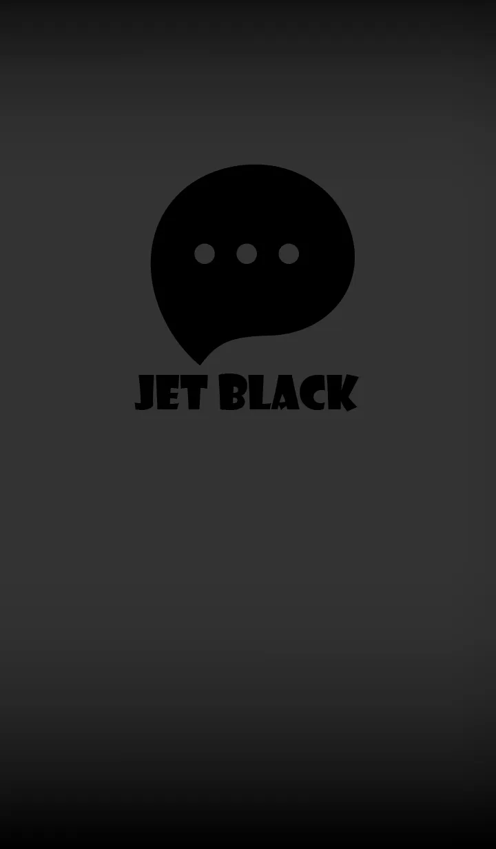 [LINE着せ替え] Jet Black And Black V.2 (JP)の画像1