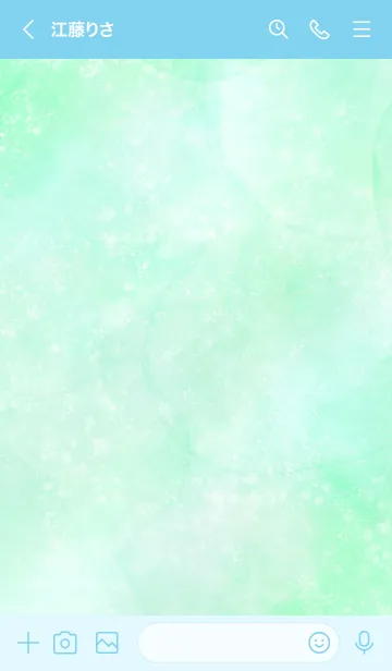 [LINE着せ替え] いやし すいさい ／ みんとぐりーんの画像3