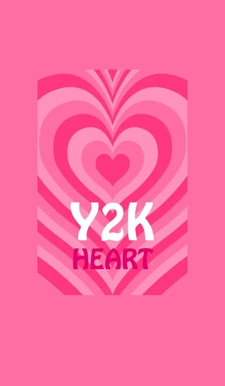 [LINE着せ替え] Y2K HEART！ピンクの画像1