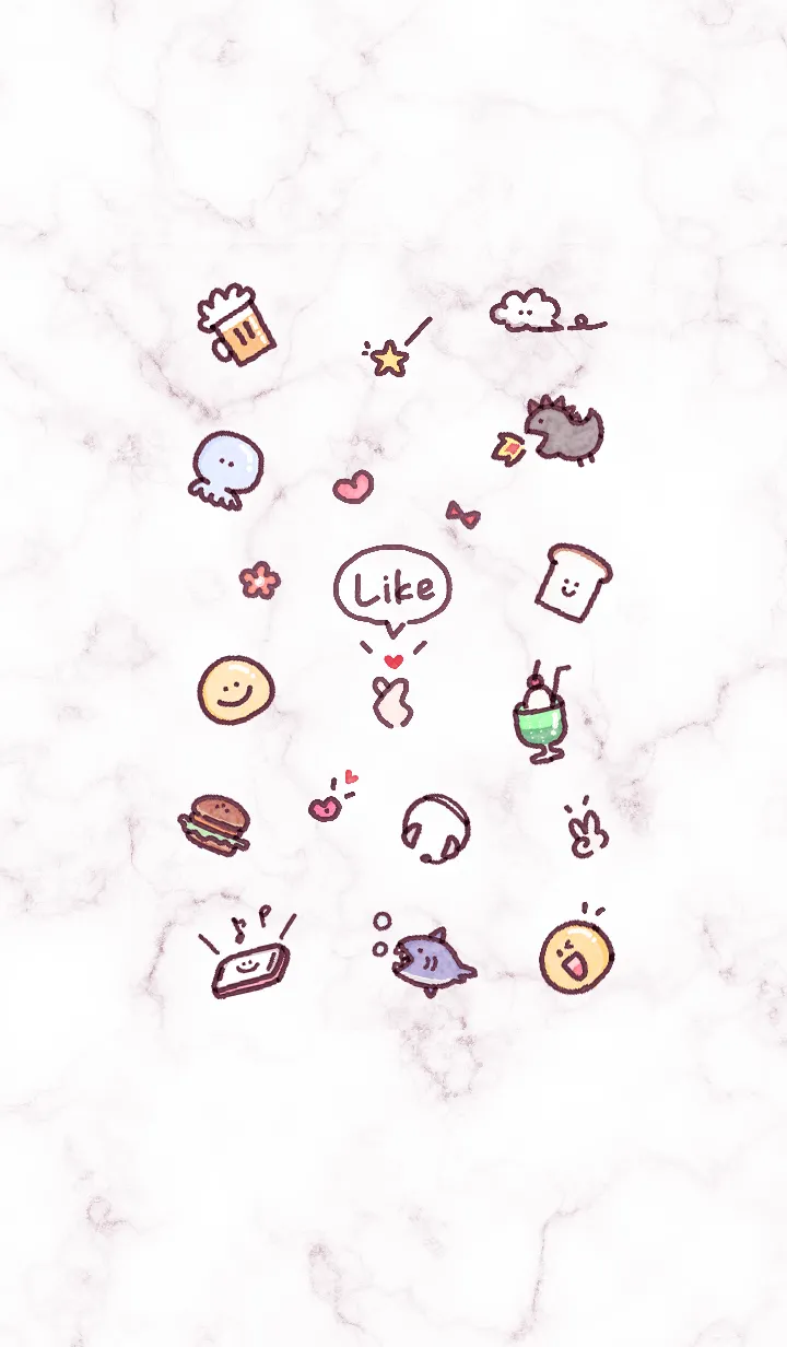 [LINE着せ替え] シンプルなアイコン8♬バイオレット04_1の画像1