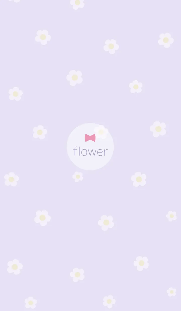 お花<リボン>パープル.の着せ替えメイン画像