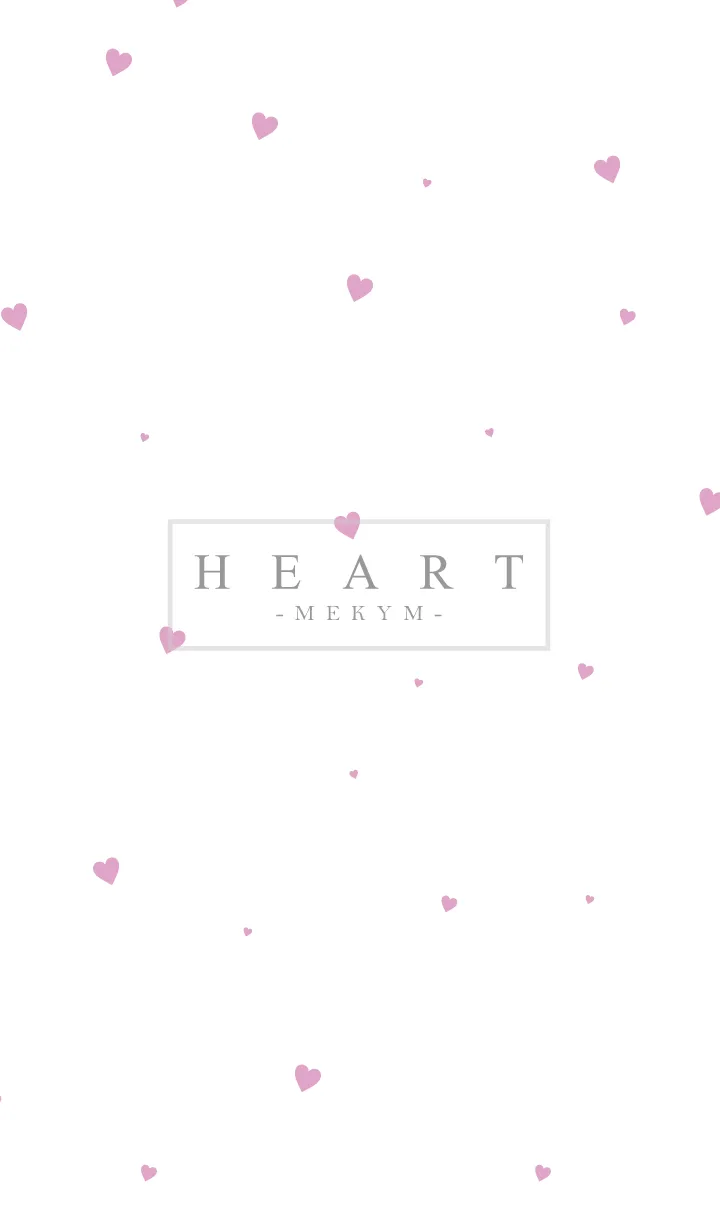 [LINE着せ替え] HEART Pink-MEKYM 21の画像1