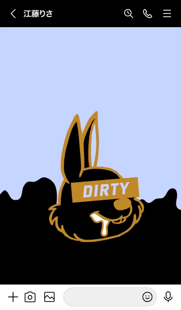 [LINE着せ替え] ダーティー ラビット 65の画像3