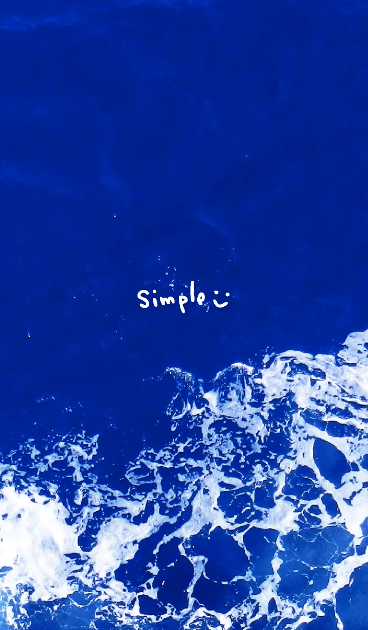 [LINE着せ替え] 深い青の海 波9の画像1