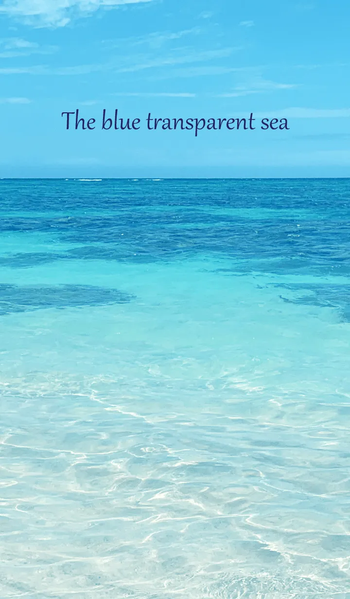[LINE着せ替え] The blue transparent sea -MEKYM- 34の画像1