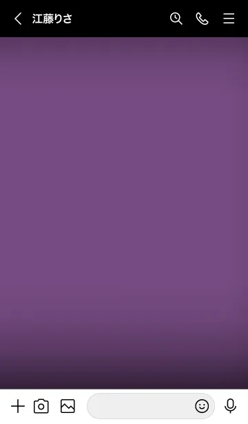 [LINE着せ替え] Mauve Purple And Black V.2 (JP)の画像3