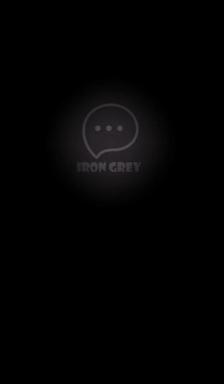 [LINE着せ替え] Iron Grey Neon Theme V2 (JP)の画像1