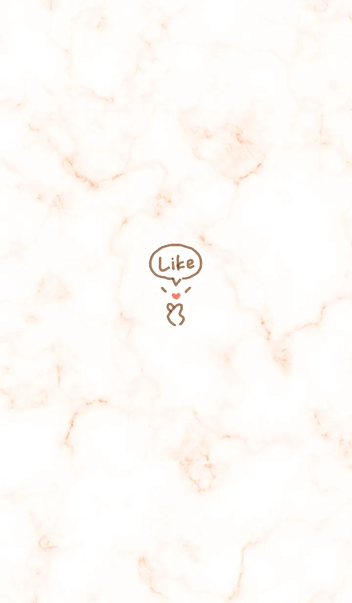 [LINE着せ替え] 指ハート♥オレンジ08_1の画像1