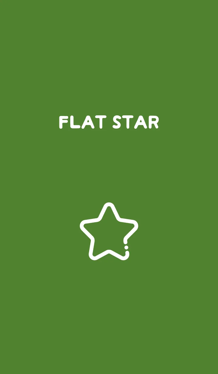 [LINE着せ替え] FLAT STAR / Ivy Greenの画像1