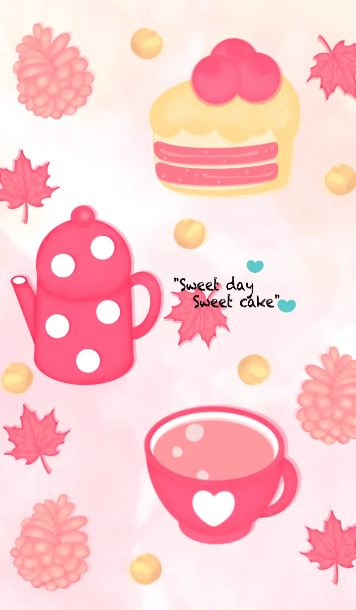 [LINE着せ替え] Cherry cake 2 :')の画像1