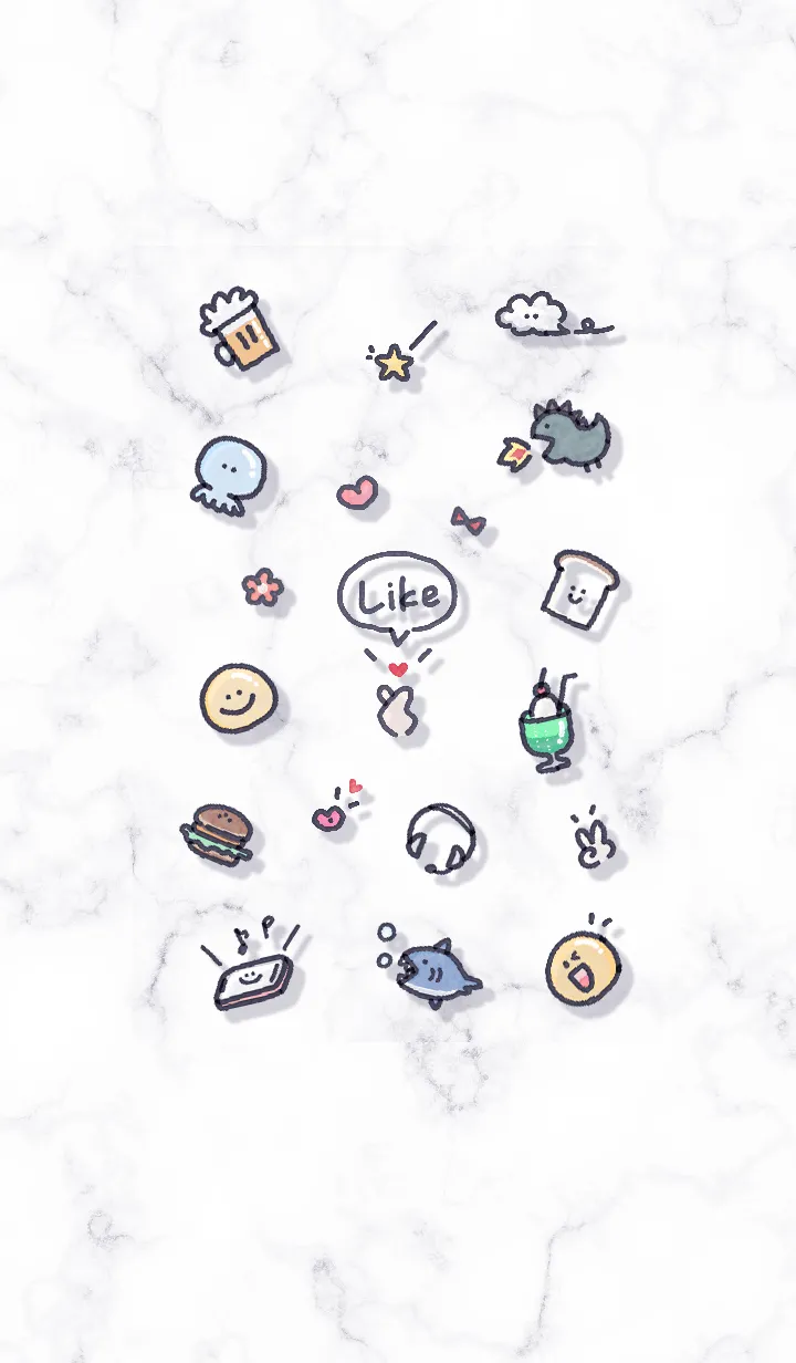 [LINE着せ替え] シンプルアイコン9♬ウィスタリア08_1の画像1