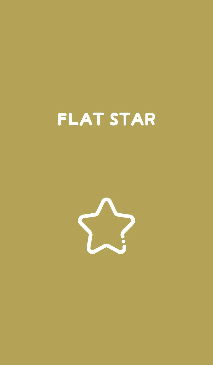 [LINE着せ替え] FLAT STAR / Willow Greenの画像1