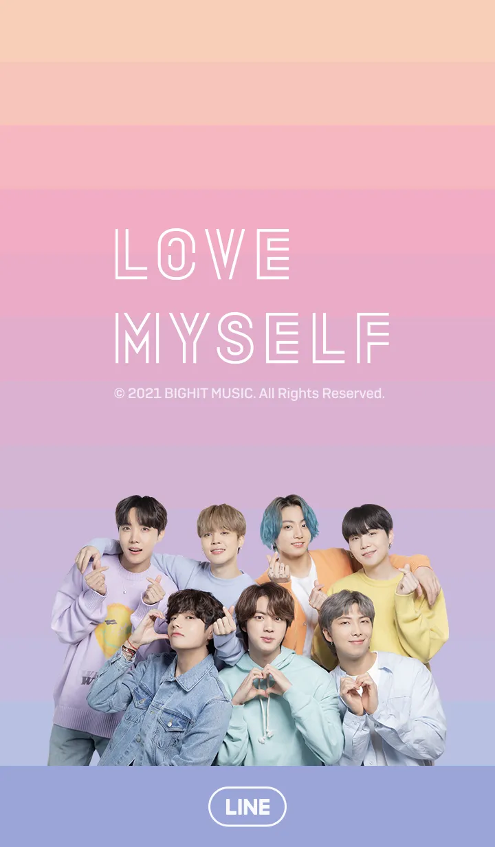 [LINE着せ替え] 防弾少年団 'LOVE MYSELF'の画像1