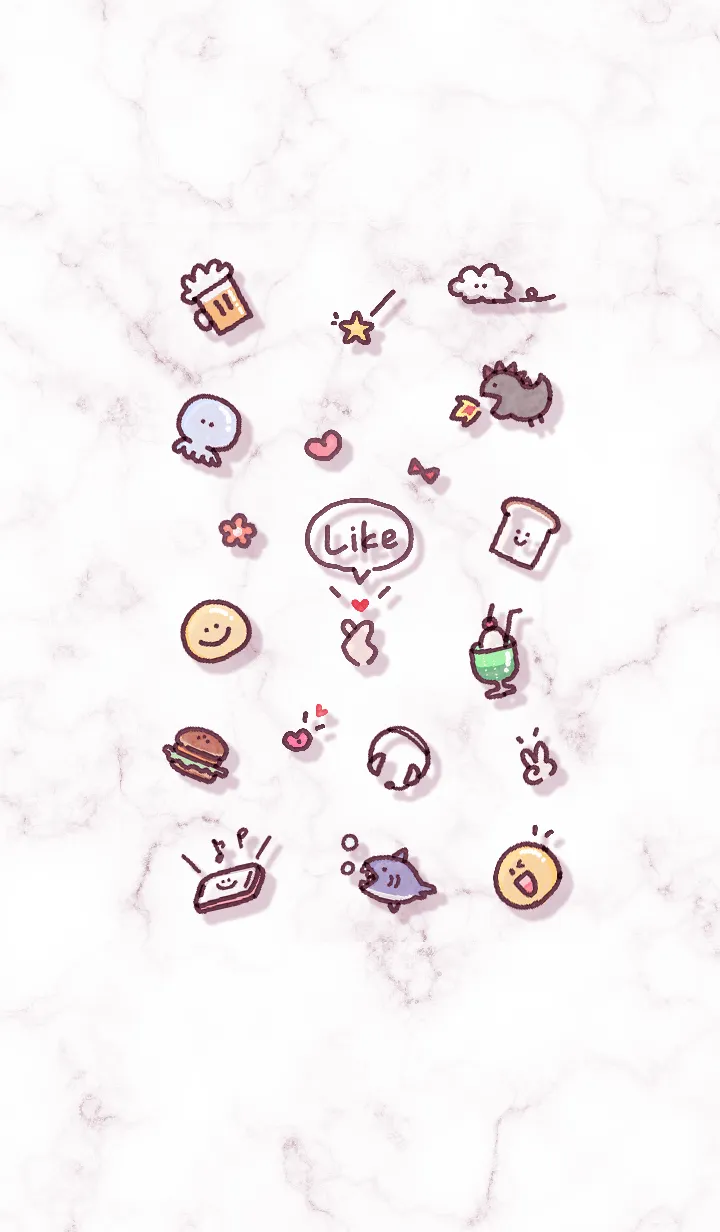 [LINE着せ替え] シンプルアイコン9♬バイオレット04_1の画像1