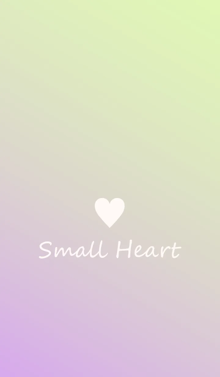 [LINE着せ替え] Small Heart *Purple+Green*の画像1