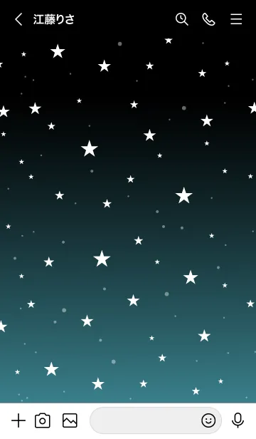 [LINE着せ替え] - Starry Sky Arno Blue -の画像3