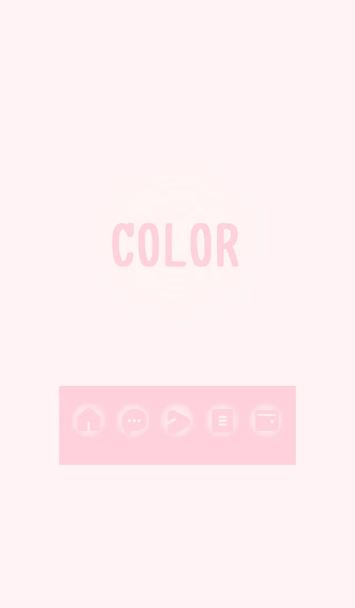 [LINE着せ替え] pink color D03の画像1