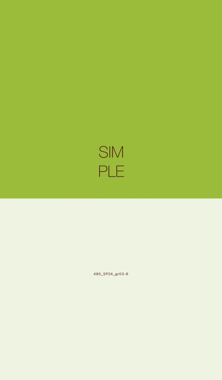 [LINE着せ替え] 480_24_グリーン3-6の画像1