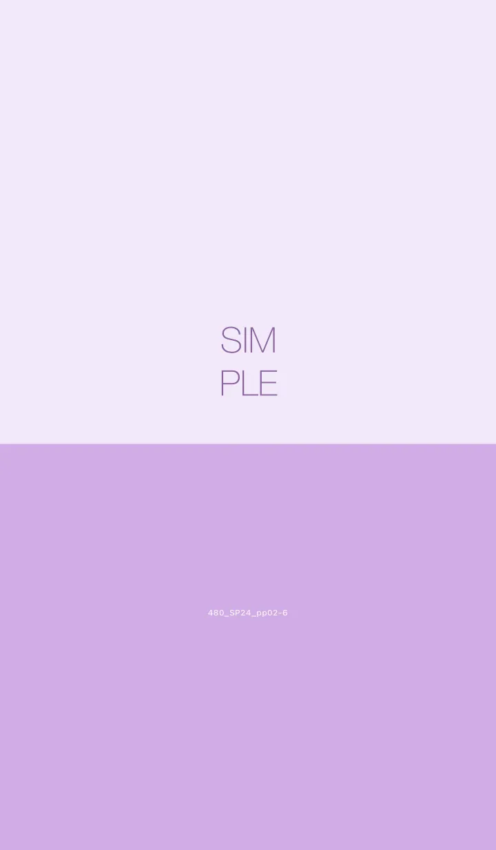 [LINE着せ替え] 480_24_パープル2-6の画像1