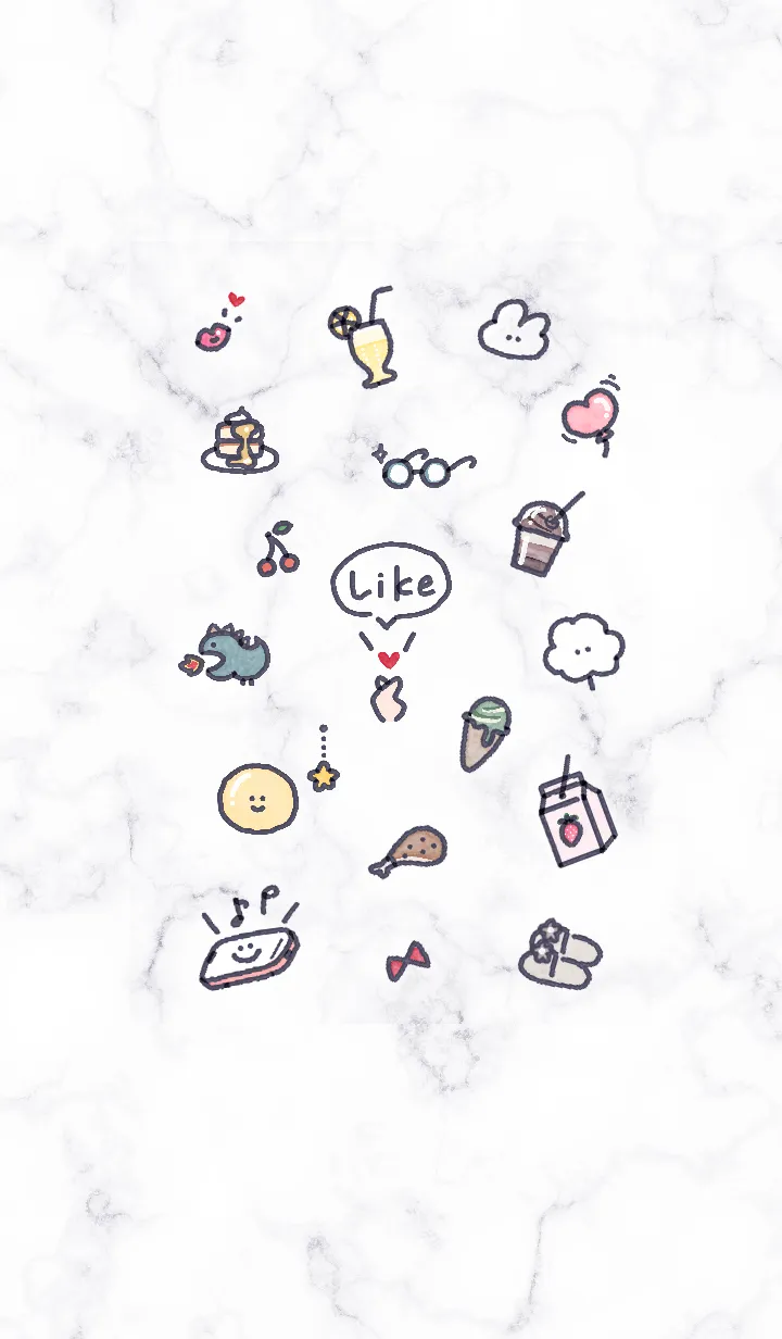 [LINE着せ替え] シンプルアイコン10♦ウィスタリア08_1の画像1