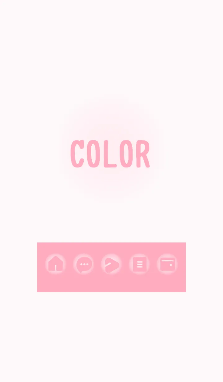 [LINE着せ替え] pink color D04の画像1