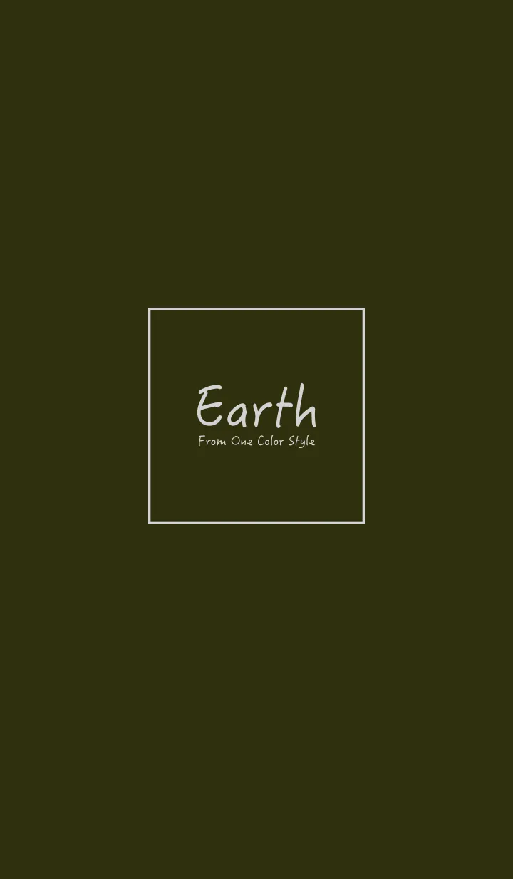 [LINE着せ替え] Earth／カーキグレーの画像1