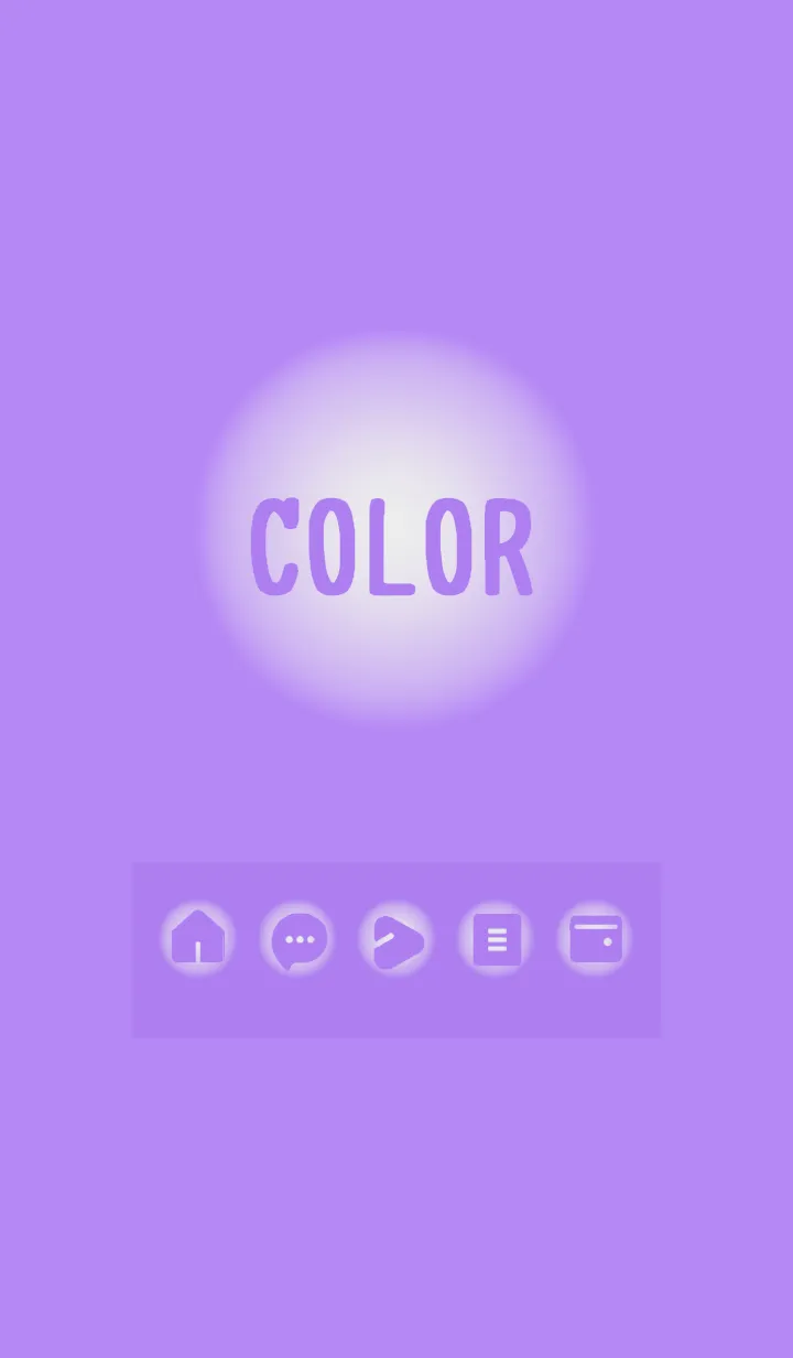 [LINE着せ替え] purple color D01の画像1