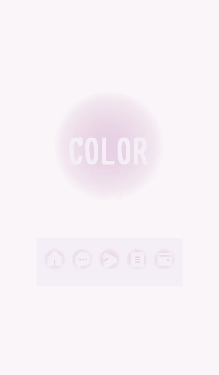 [LINE着せ替え] purple color D03の画像1