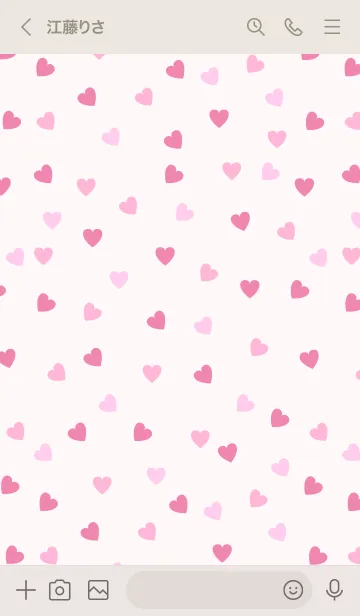 [LINE着せ替え] Love is best-PINK 8の画像3