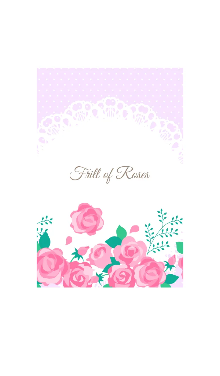 [LINE着せ替え] Frill of Roses 3の画像1