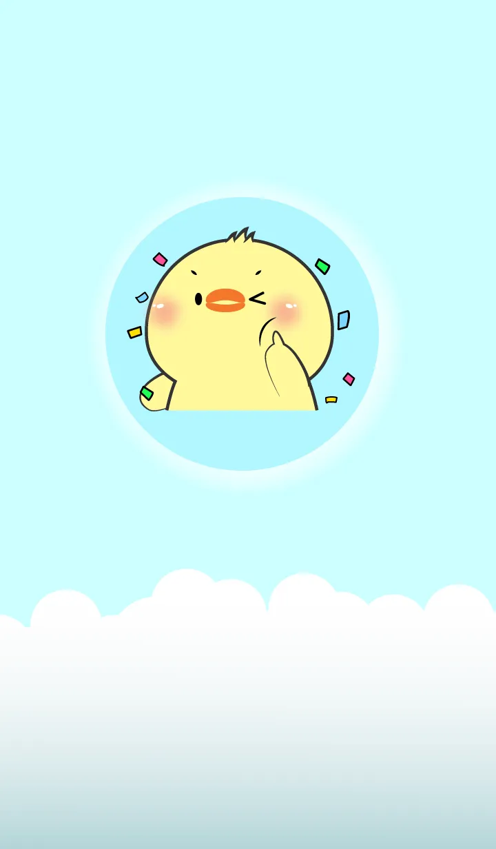 [LINE着せ替え] Simple So Lovely Chick Theme (JP)の画像1