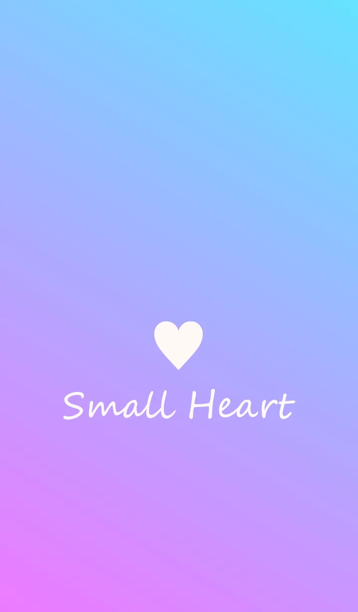 [LINE着せ替え] Small Heart *Pink&Blue 4*の画像1