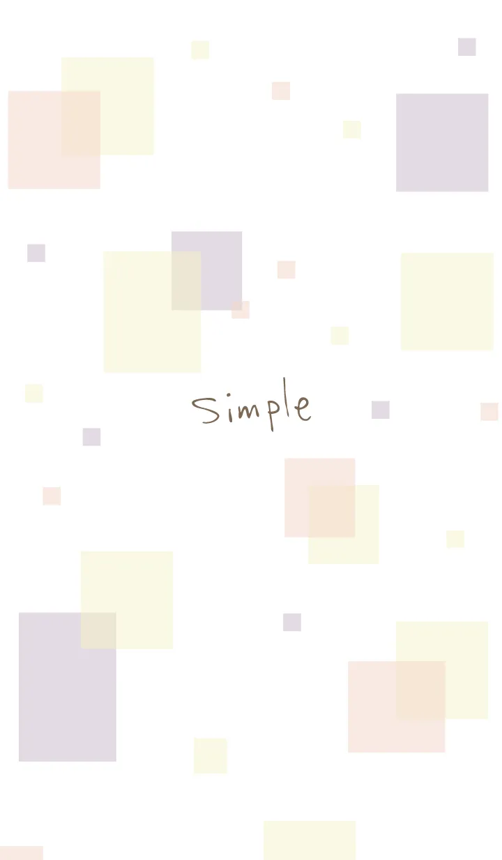 [LINE着せ替え] 大人シンプル四角13の画像1