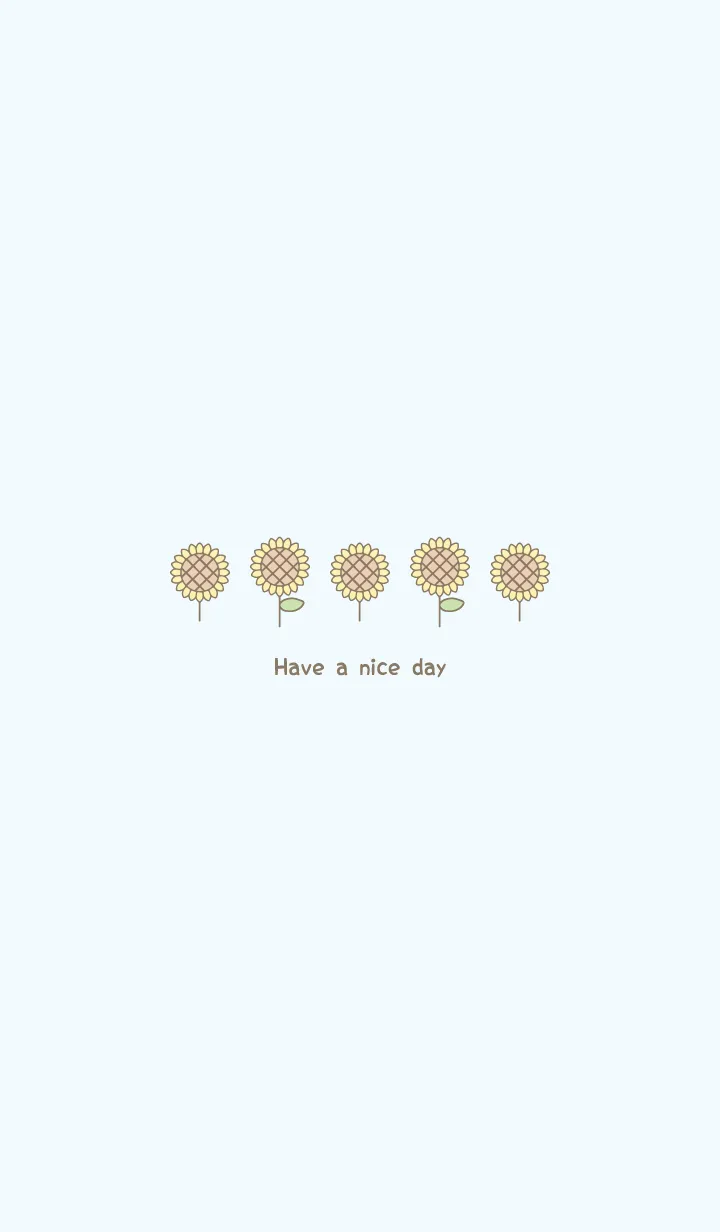 [LINE着せ替え] Lovely Sunflower -2022- 7の画像1