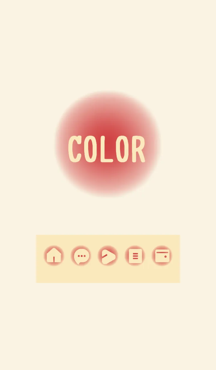 [LINE着せ替え] beige color D03の画像1