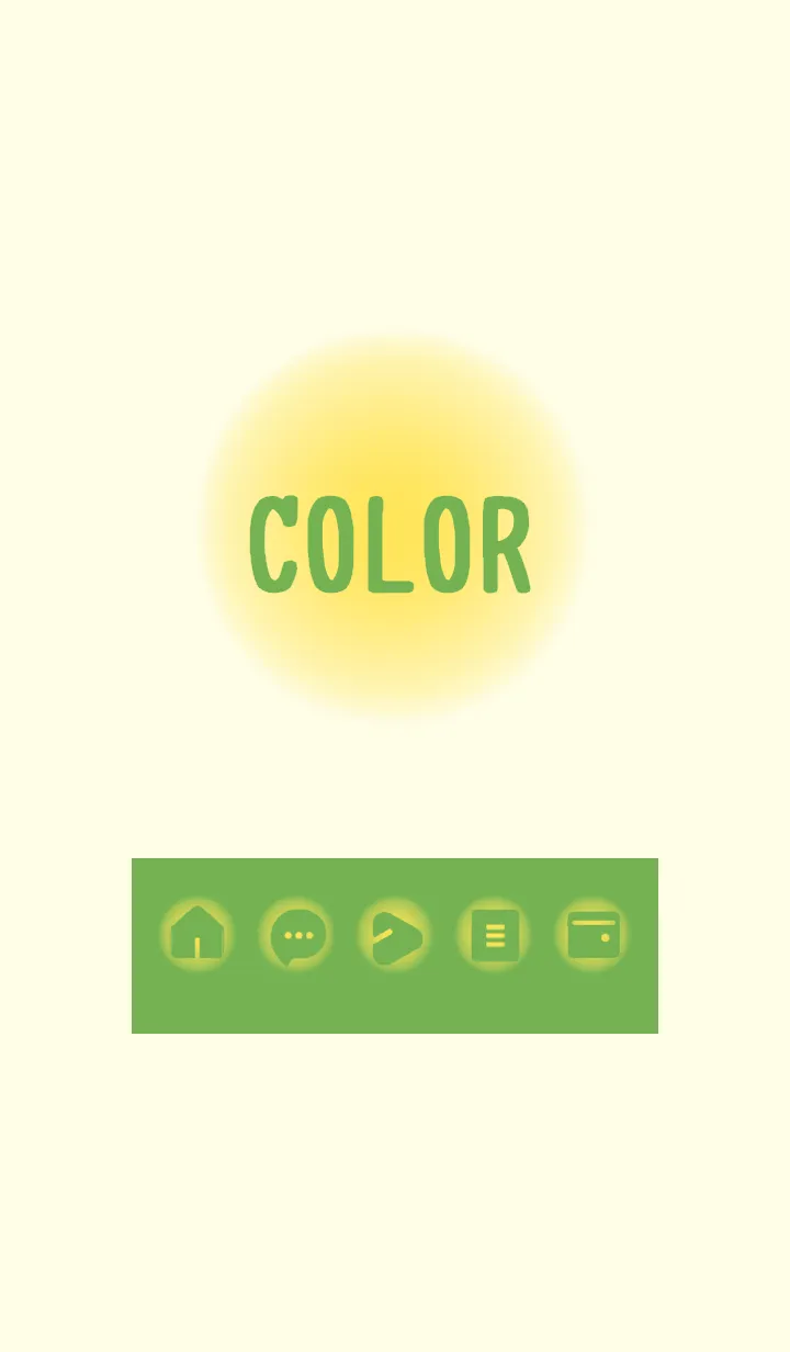 [LINE着せ替え] yellow color D02の画像1