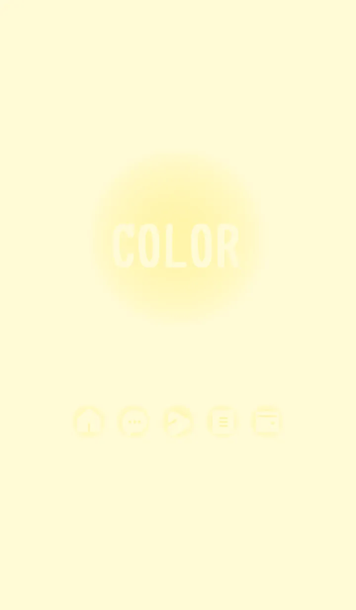 [LINE着せ替え] yellow color D05の画像1