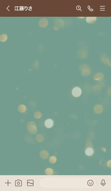 [LINE着せ替え] カーキ : シンプルな貝殻の画像3