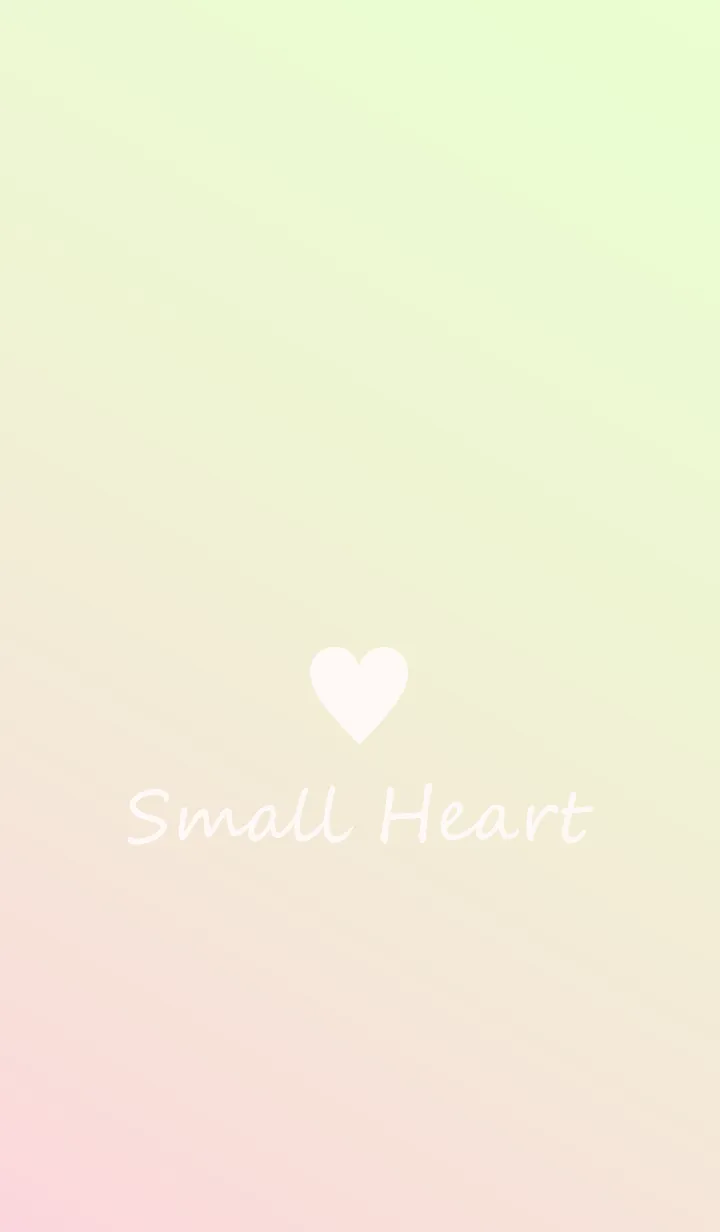 [LINE着せ替え] Small Heart *Pink+Green 4*の画像1