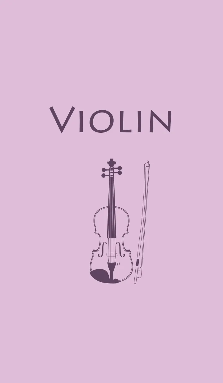 [LINE着せ替え] バイオリン ペールライラックの画像1