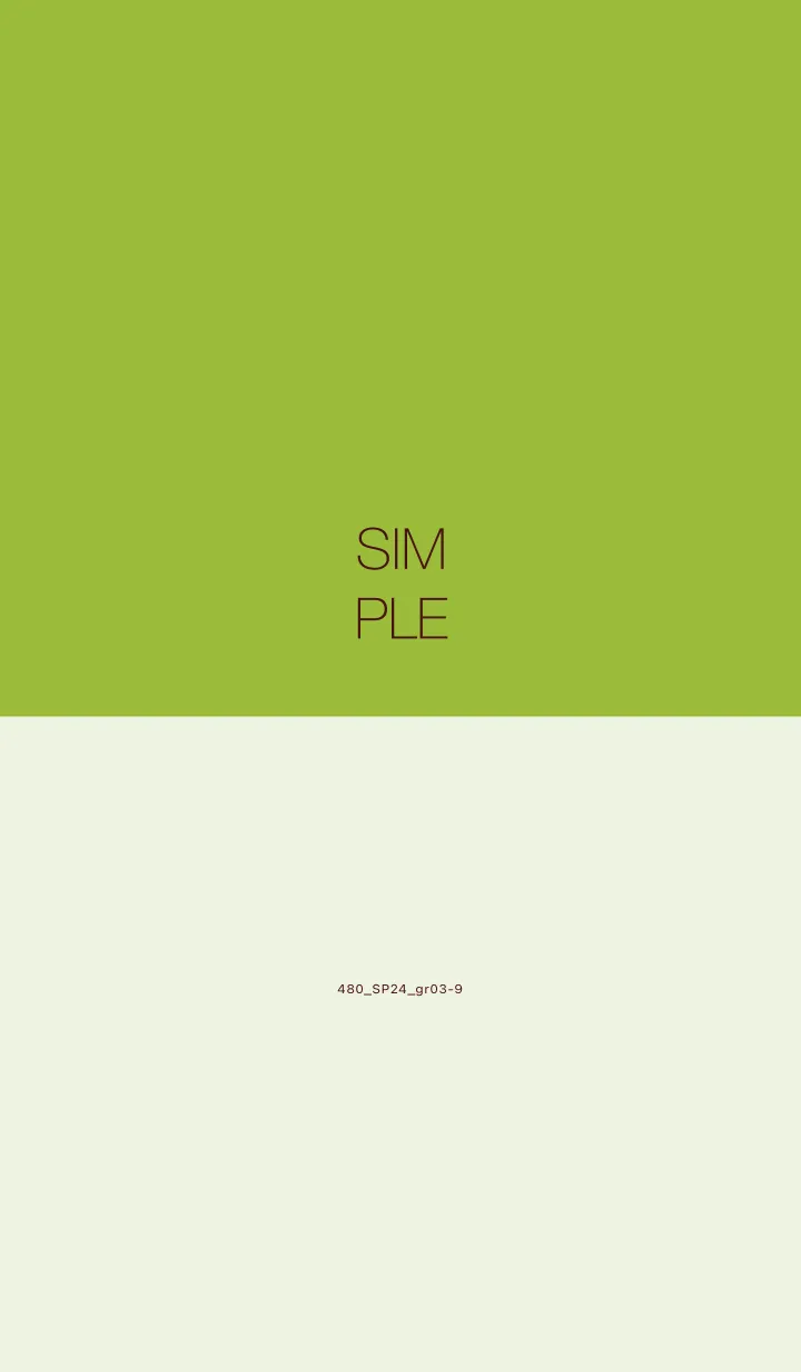 [LINE着せ替え] 480_24_グリーン3-9の画像1